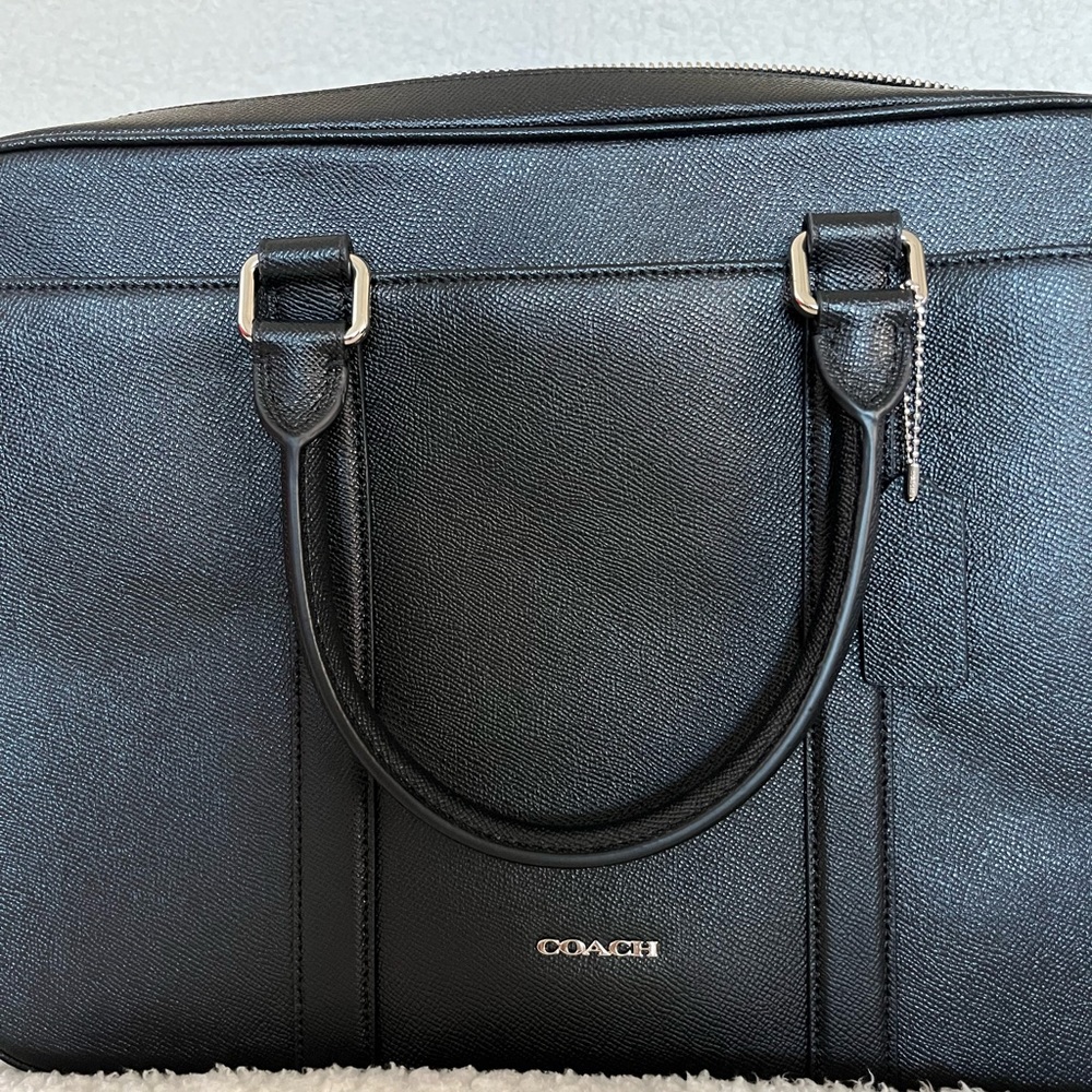 Coach Metropolitan Saffiano Leather Briefcase - Picture 6 of 10
